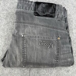 Angelo‎ Litrico ALCW Jeans Mens tag 32x32 (32X31) Gray Vintage Destressed READ